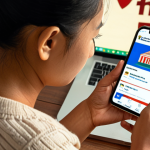**

*   **Prompt:** A person reviewing consumer rights information on a smartphone, showing the Akta Perlindungan Pengguna 1999 logo, with a background of online shopping websites and goods. Focus on empowerment and awareness.

**