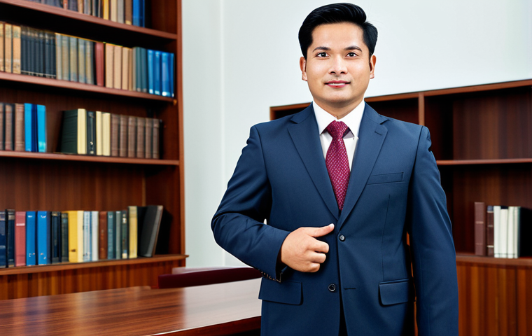 법률 자문가의 비즈니스 법률 자문 - "A diverse team of Malaysian professionals, fully clothed in appropriate business attire, collaborat...
