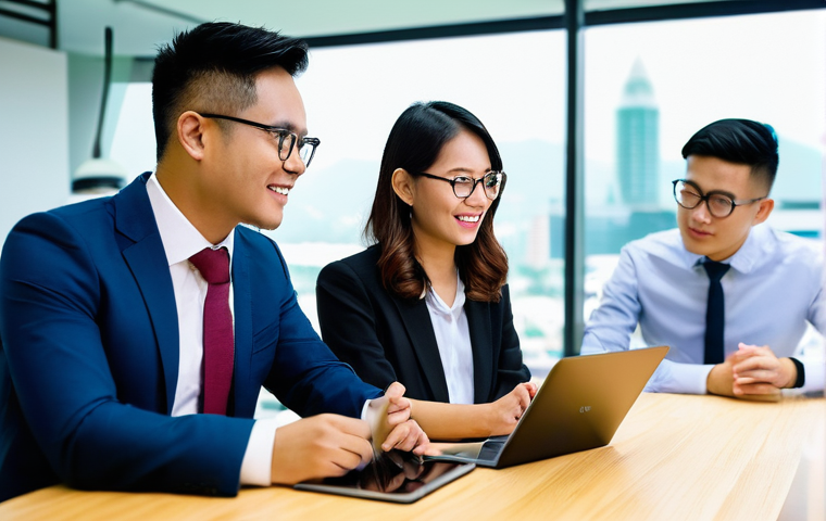 법률 자격증 연도별 통계 - **Prompt: Digital Transformation in a Malaysian Law Firm Collaboration**
    Inside a brightly lit, ...